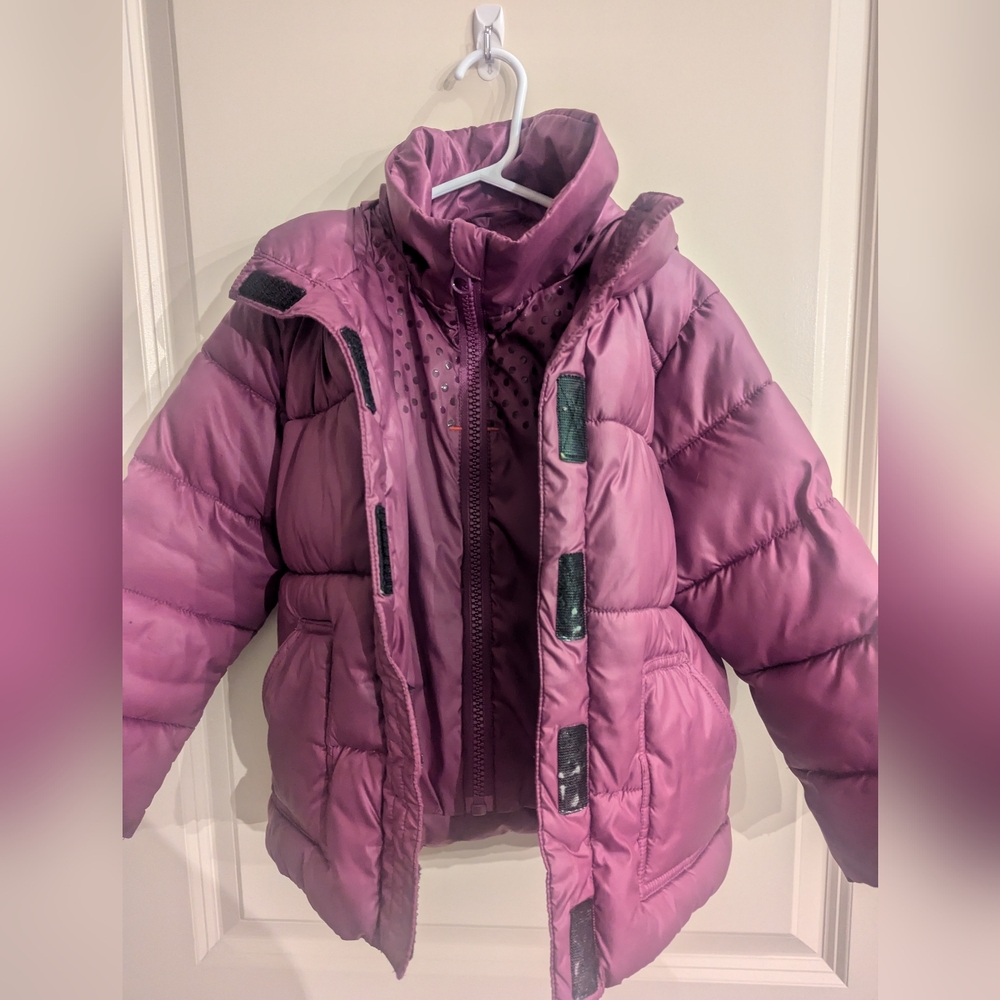 The Road Coat - plum, size 5